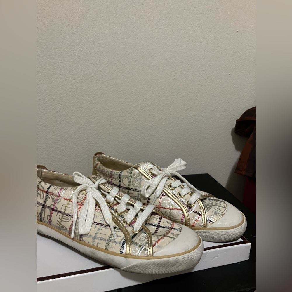 Coach Barret graffiti sneakers.  Size 8.5.  New condition